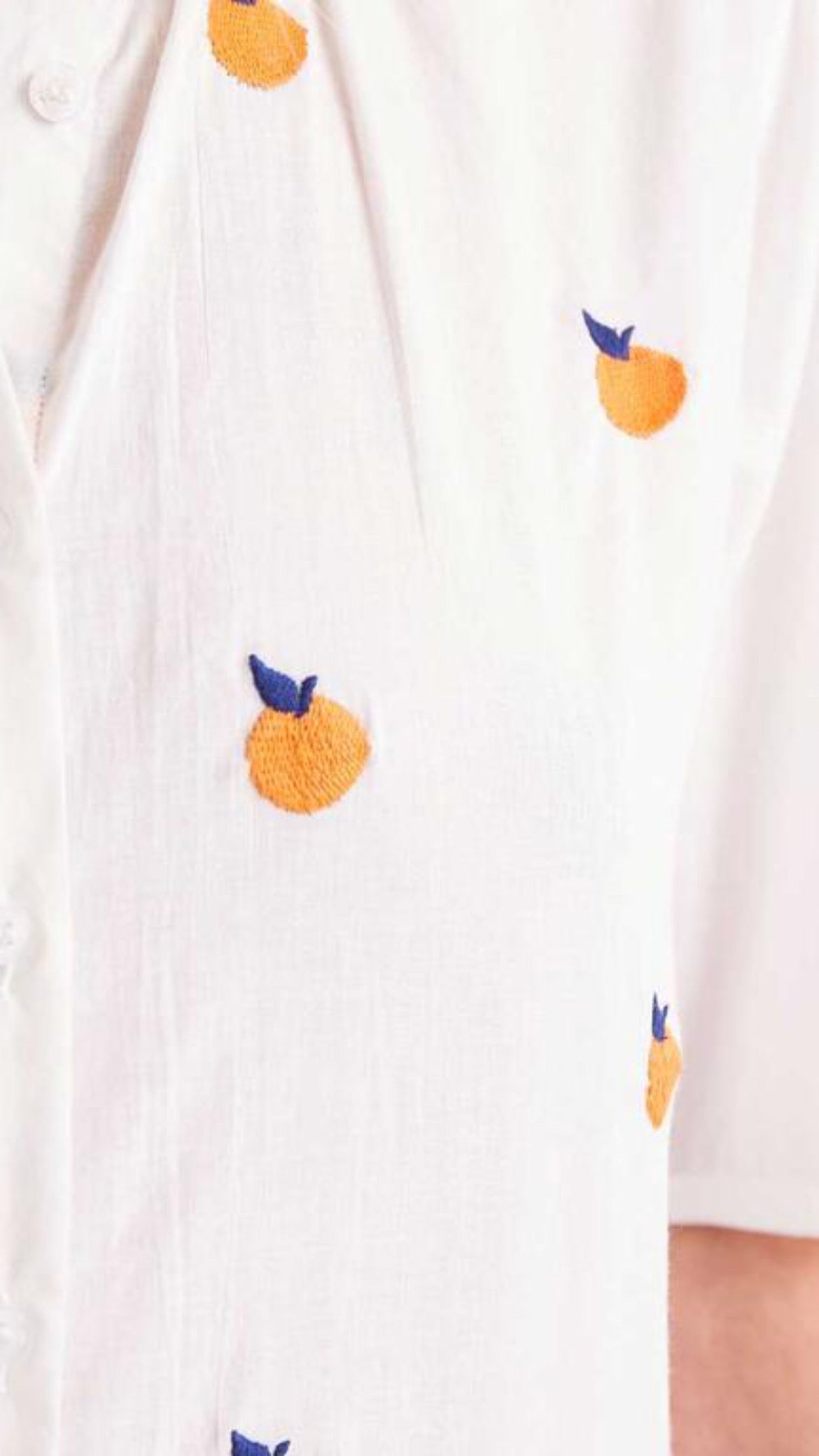 Camisa manga corta estampado naranjas