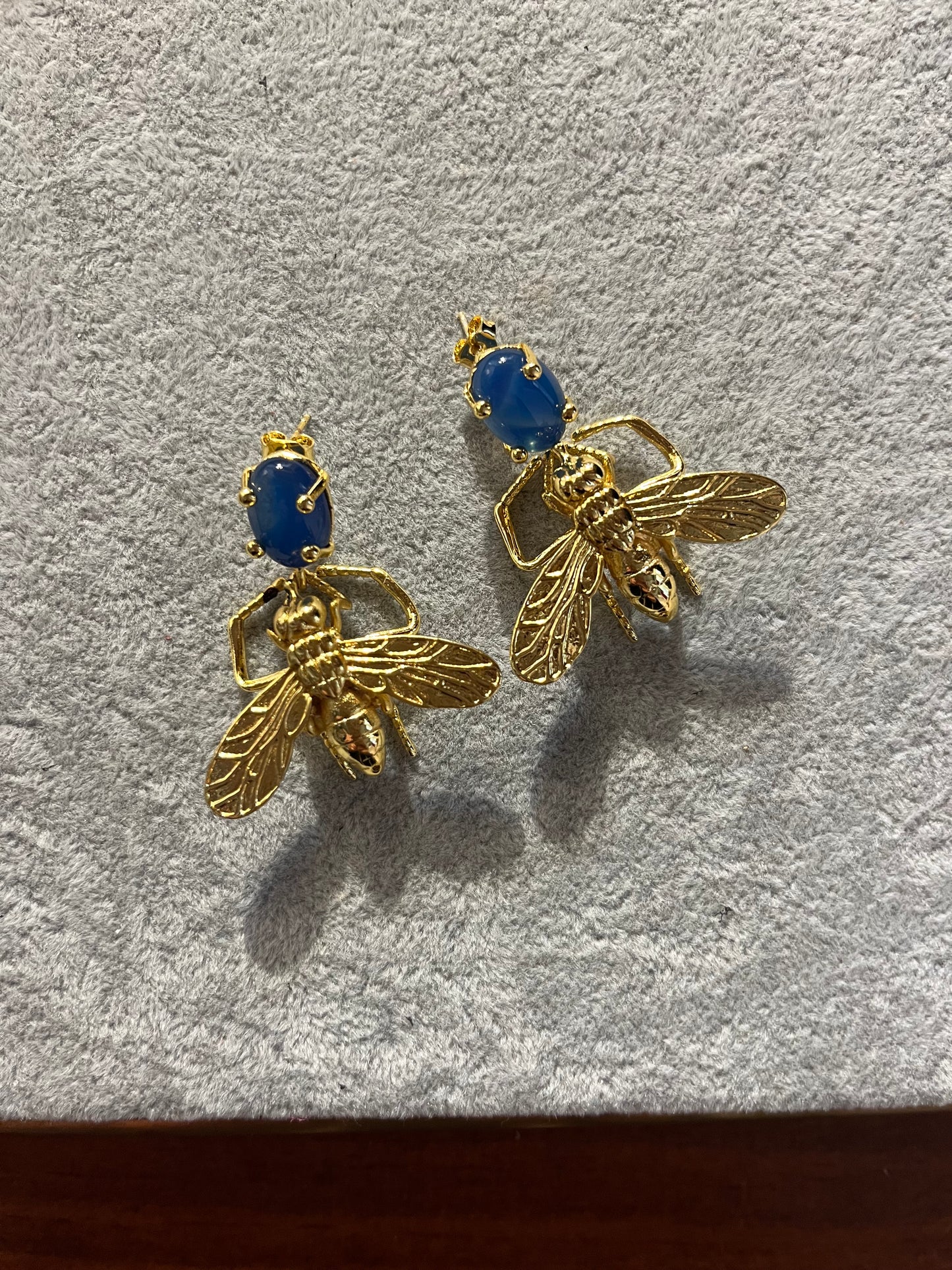 Blue Fly Earrings