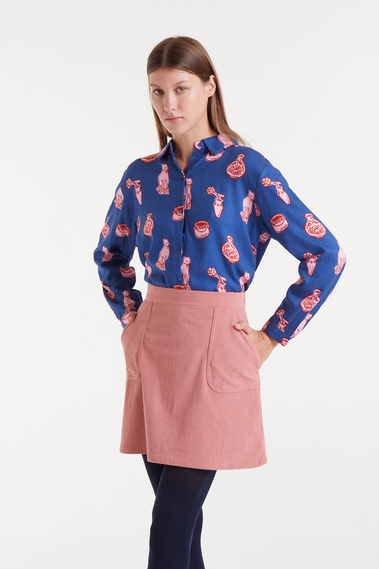 Camisa con estampado Porcelain