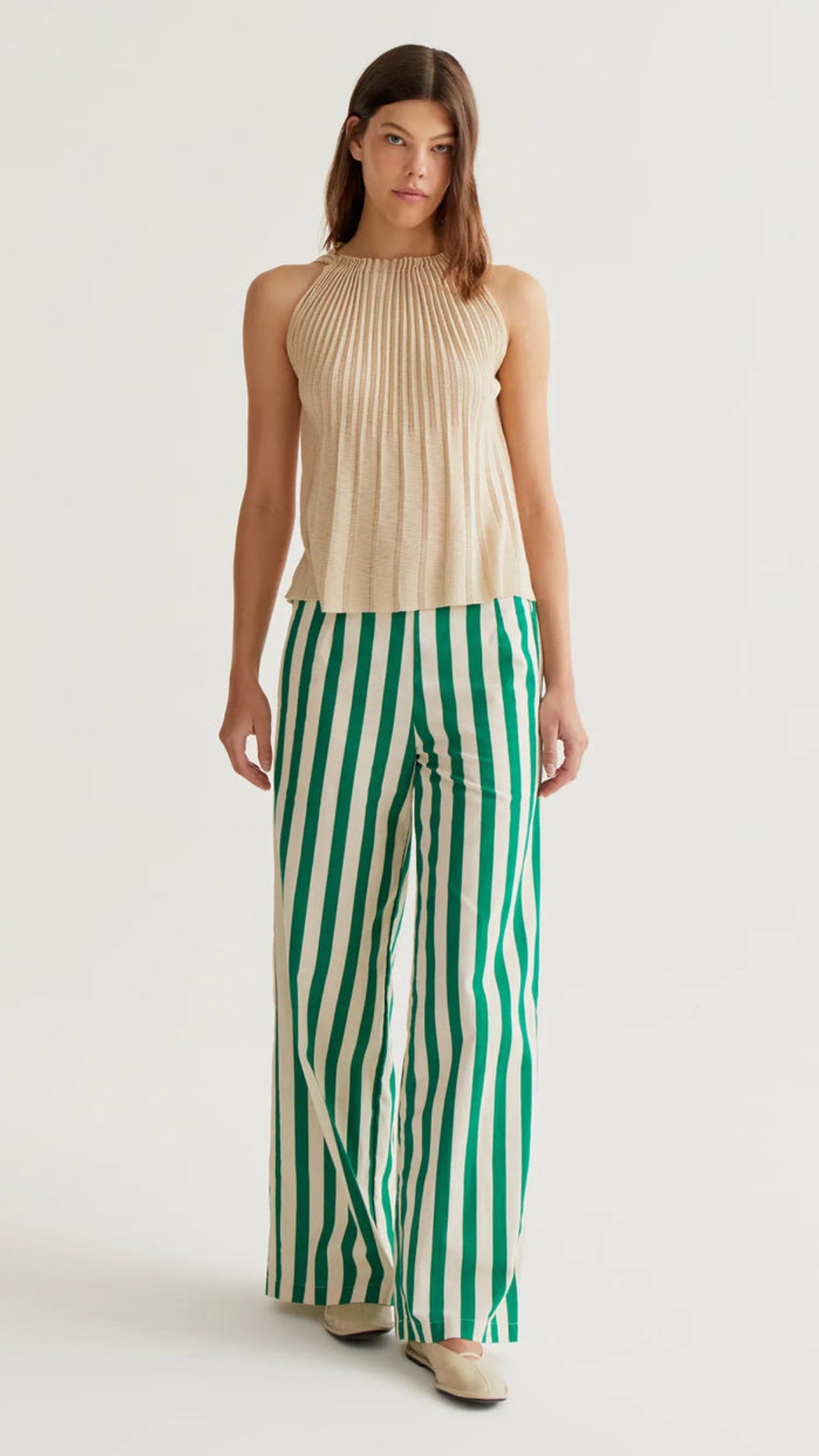 Pantalón con estampado Bamboo Green