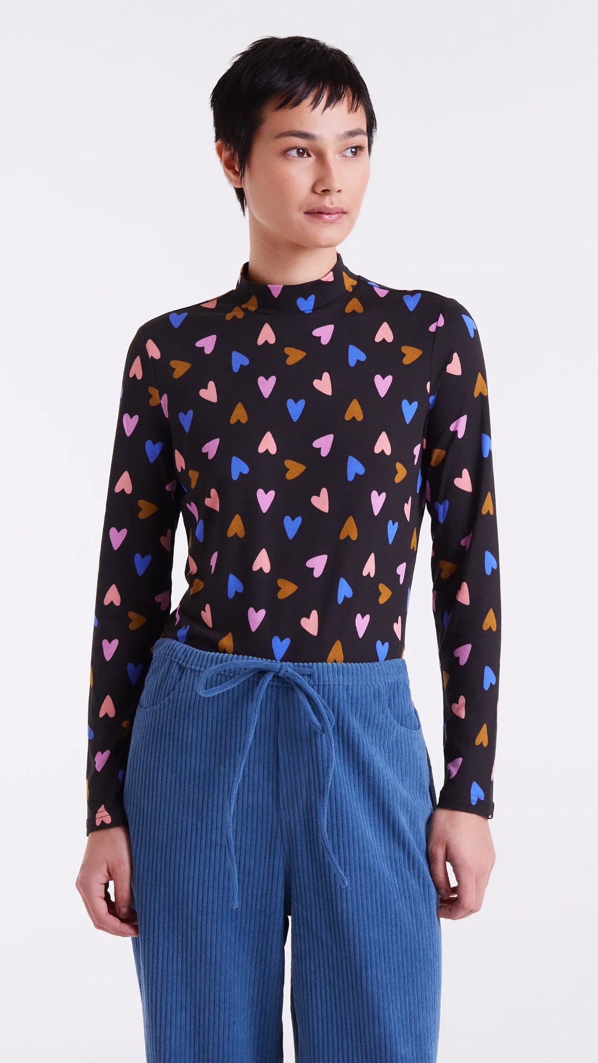 Camisa manga larga con estampado Potpourri