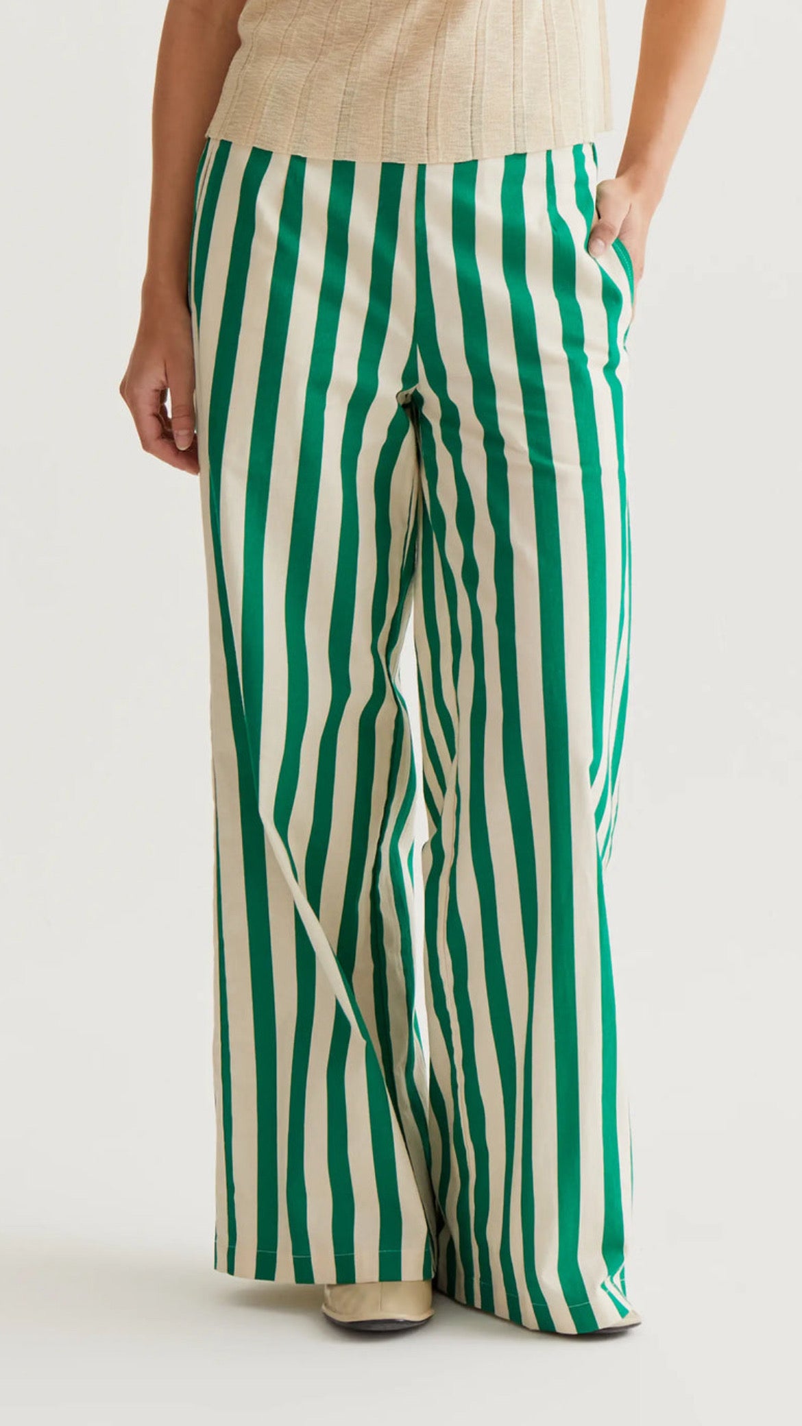 Pantalón con estampado Bamboo Green