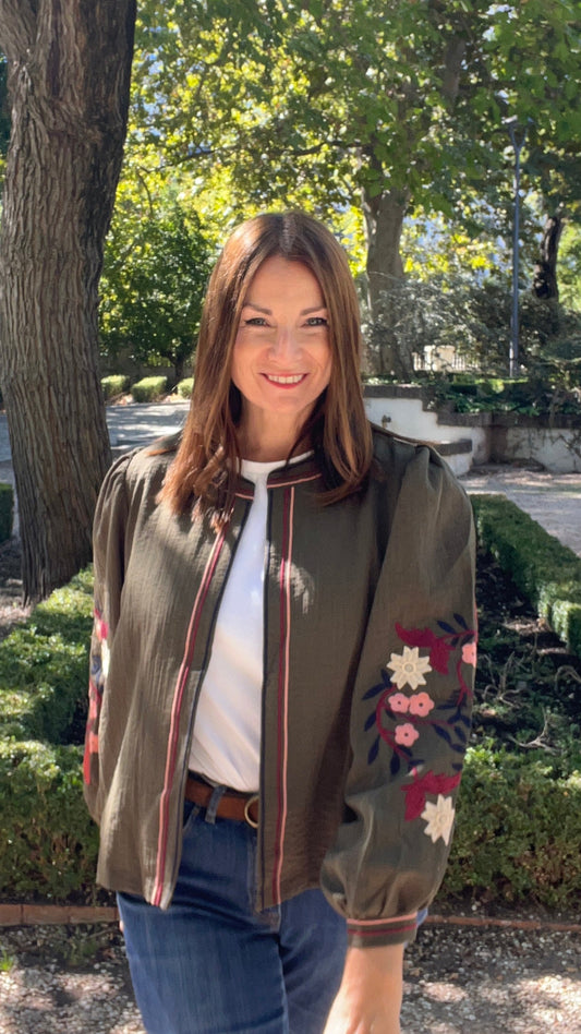Chaqueta Florencia Verde Caqui