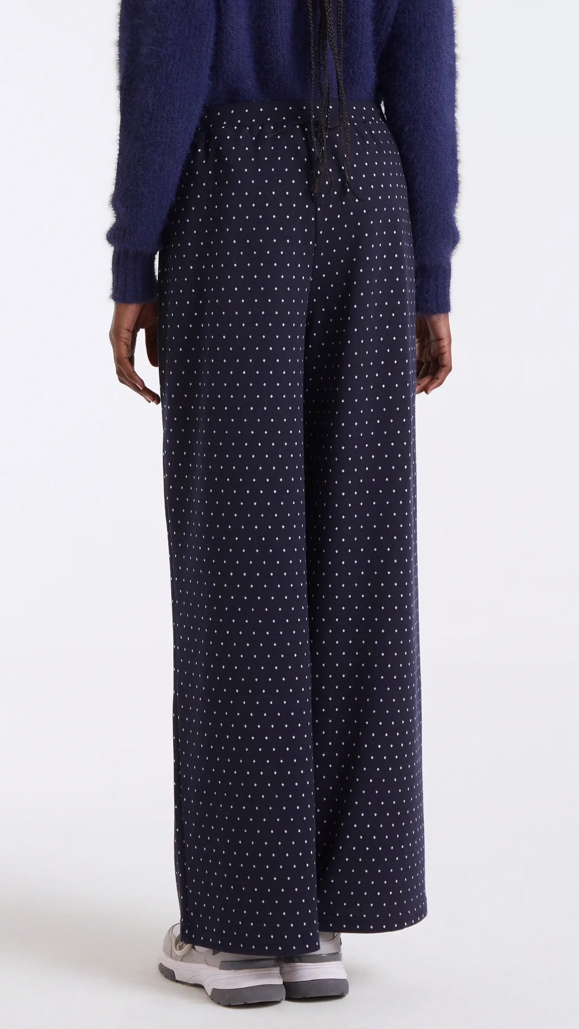 Pantalón jacquard con estampado Super Mini Dots