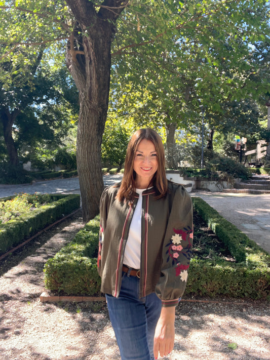 Chaqueta Florencia Verde Caqui