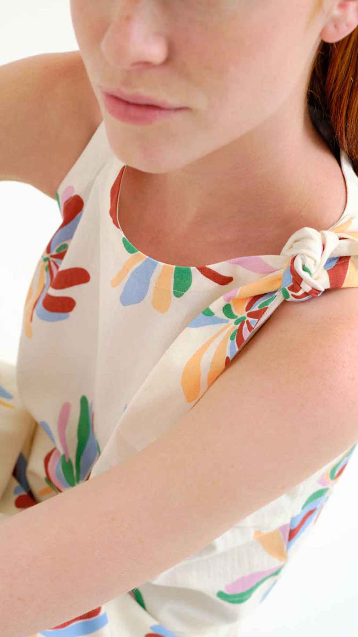 Top con estampado Monarda