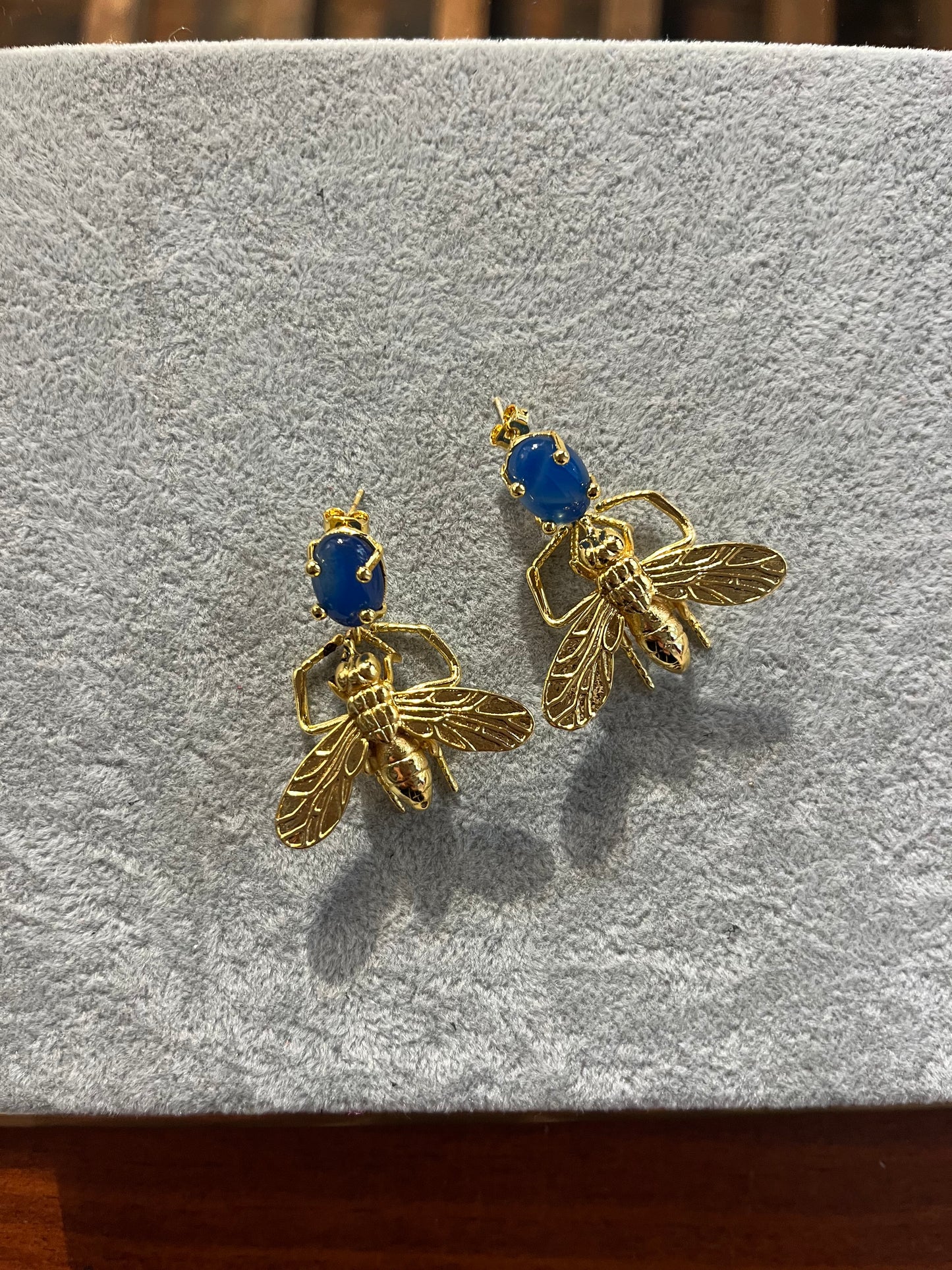 Blue Fly Earrings