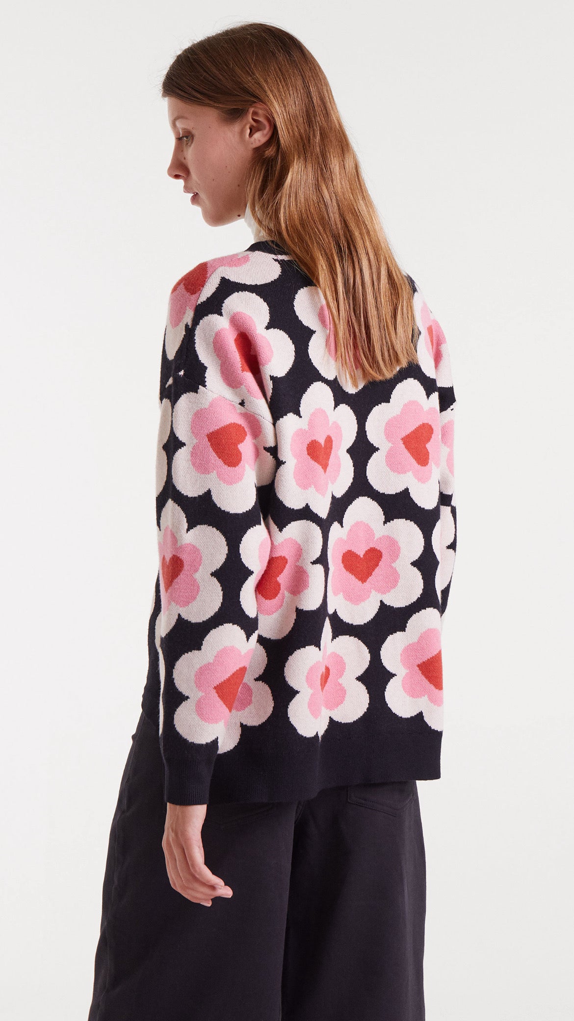 Jersey de punto jacquard con estampado SweetHeart