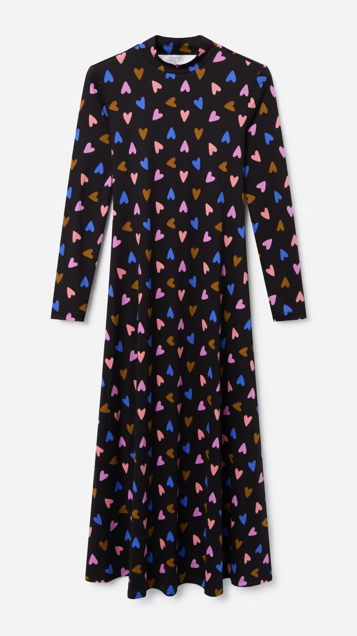 Vestido largo con estampado Potpourri