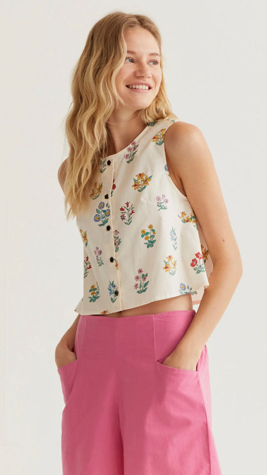 Top con estampado Gardener