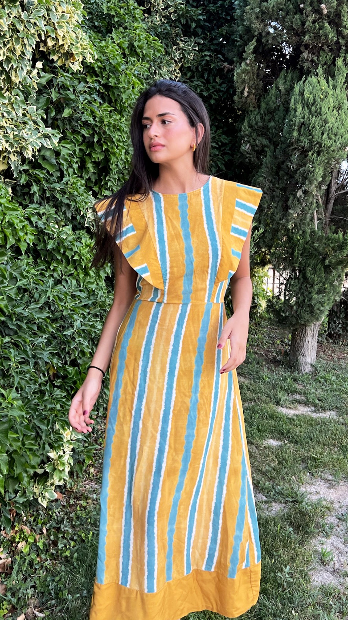 Federica Mustard Dress