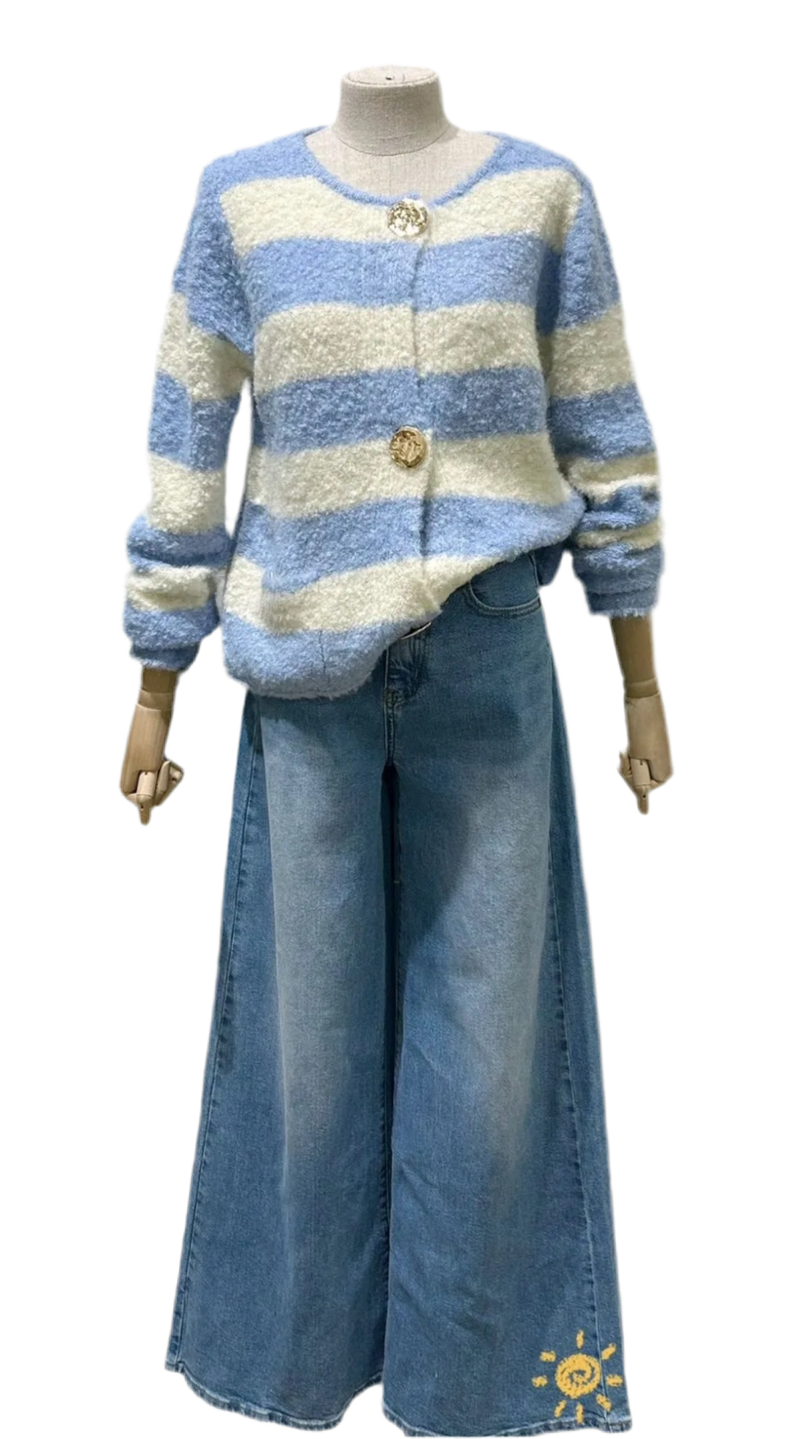 Mia striped cardigan