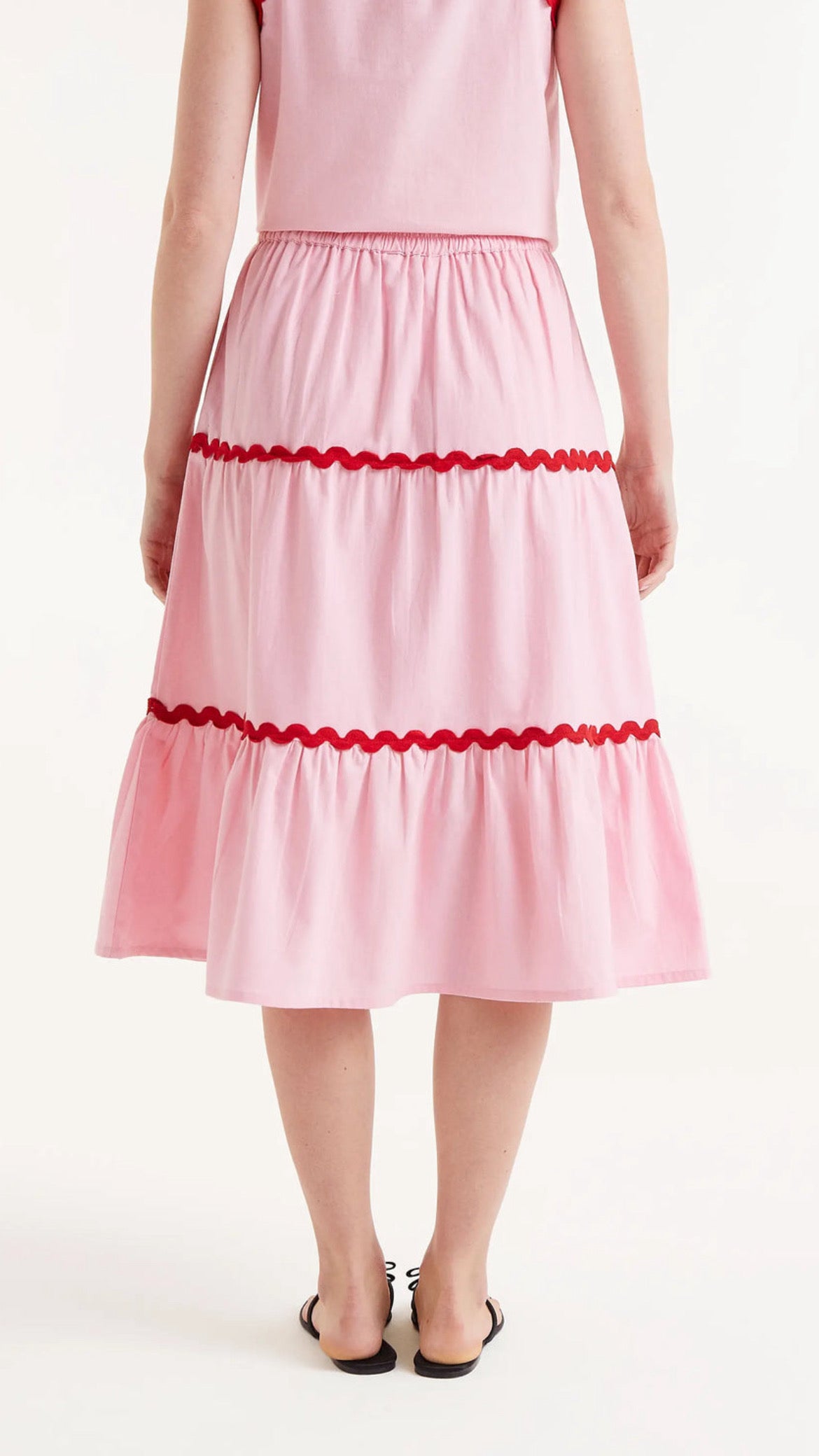 Falda Picunela Rosa