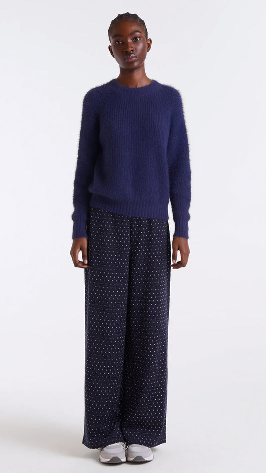 Pantalón jacquard con estampado Super Mini Dots