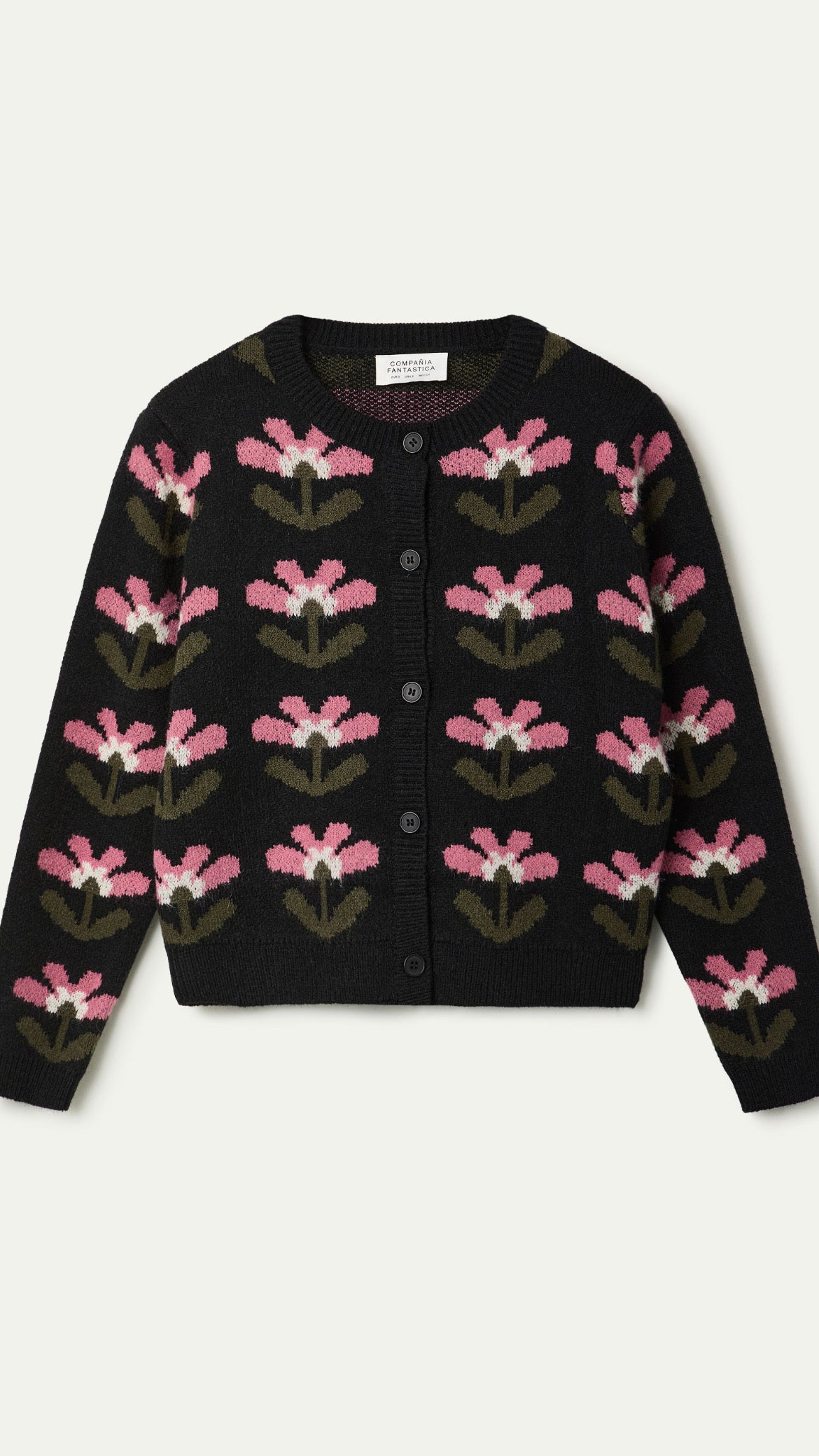 Cárdigan jacquard con estampado Baboushka Big