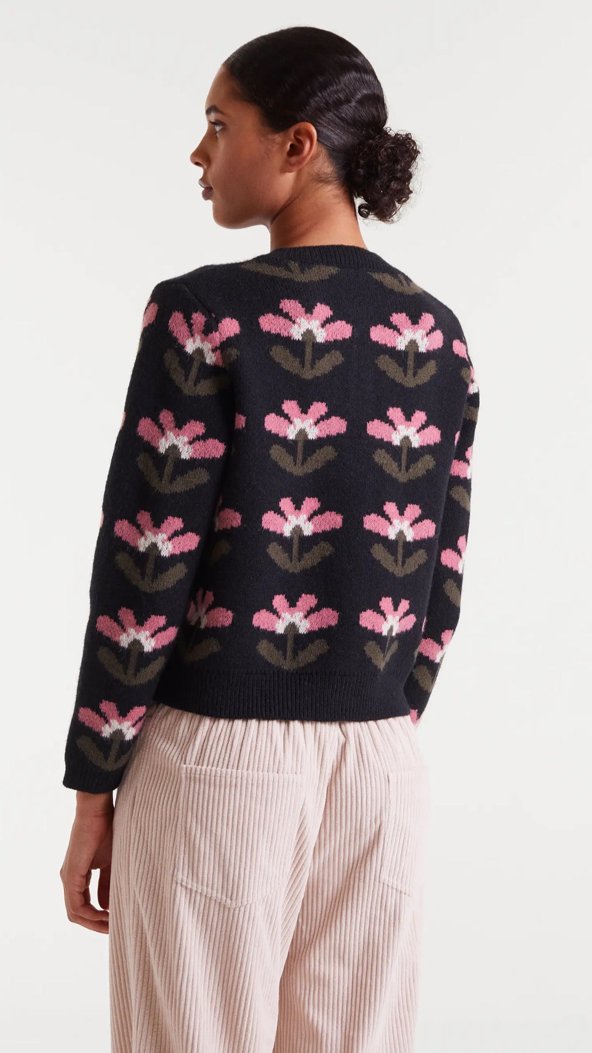 Cárdigan jacquard con estampado Baboushka Big