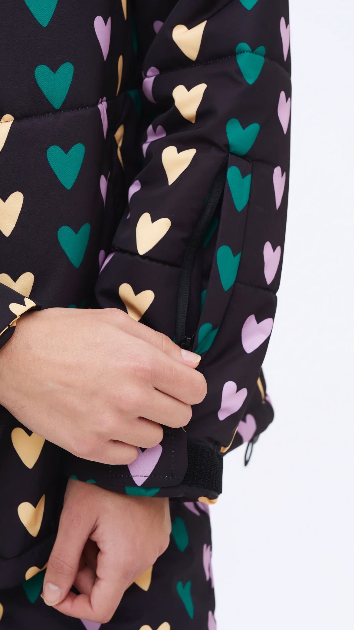 Abrigo corto con estampado Cupido Lines
