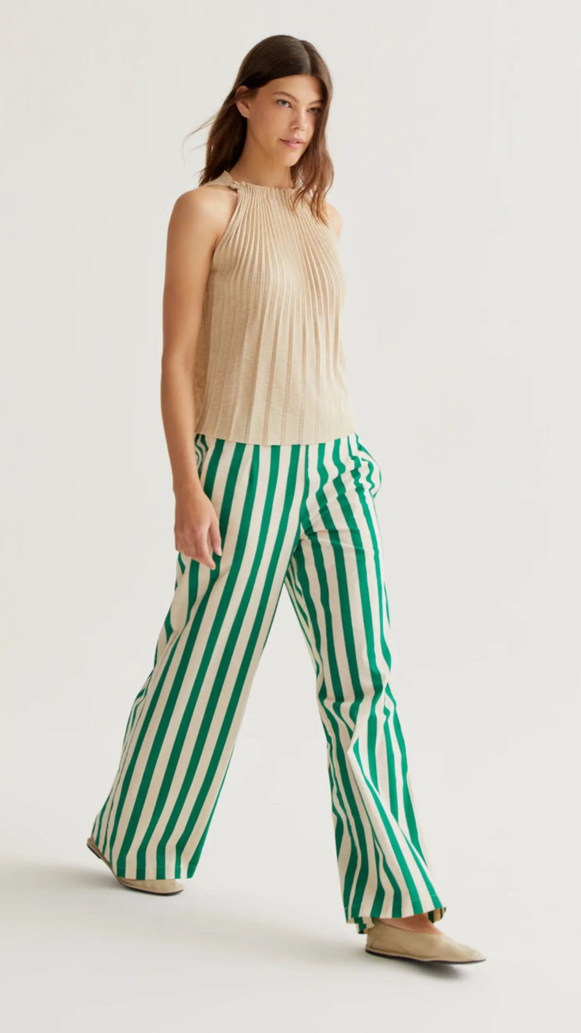 Pantalón con estampado Bamboo Green