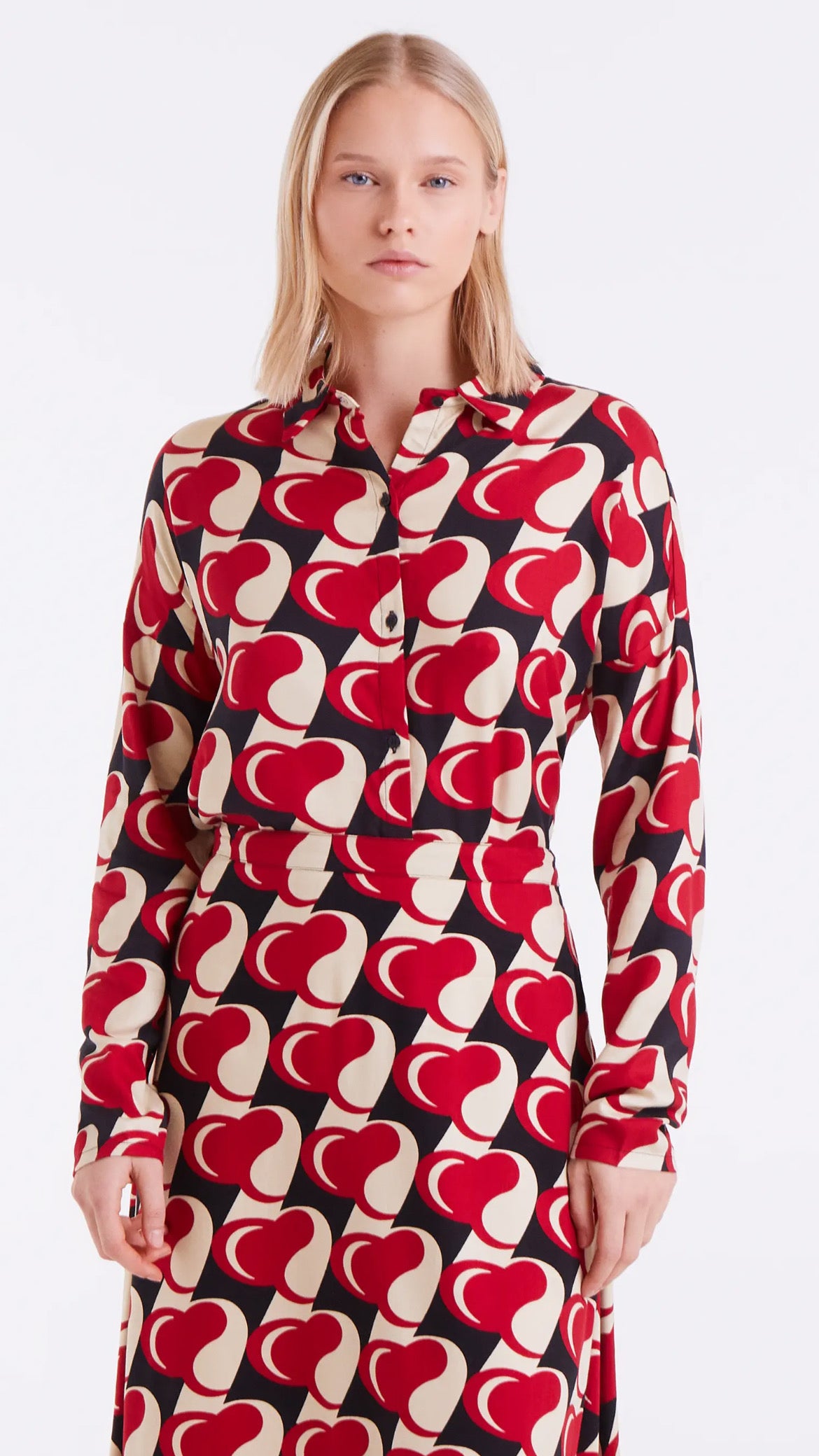 Camisa con estampado Heart Attack