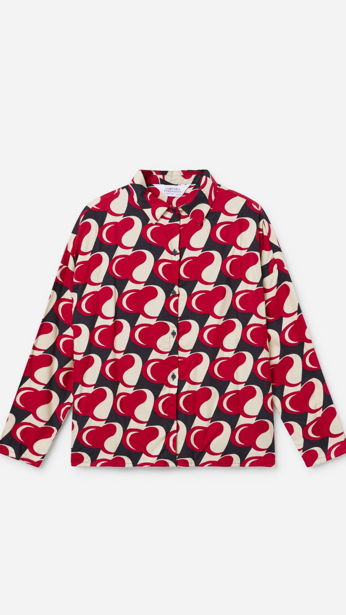 Camisa con estampado Heart Attack