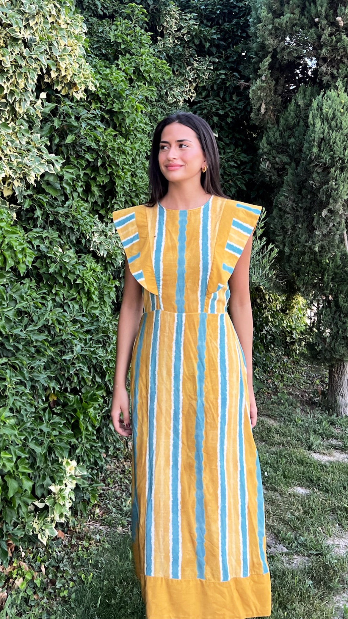 Federica Mustard Dress