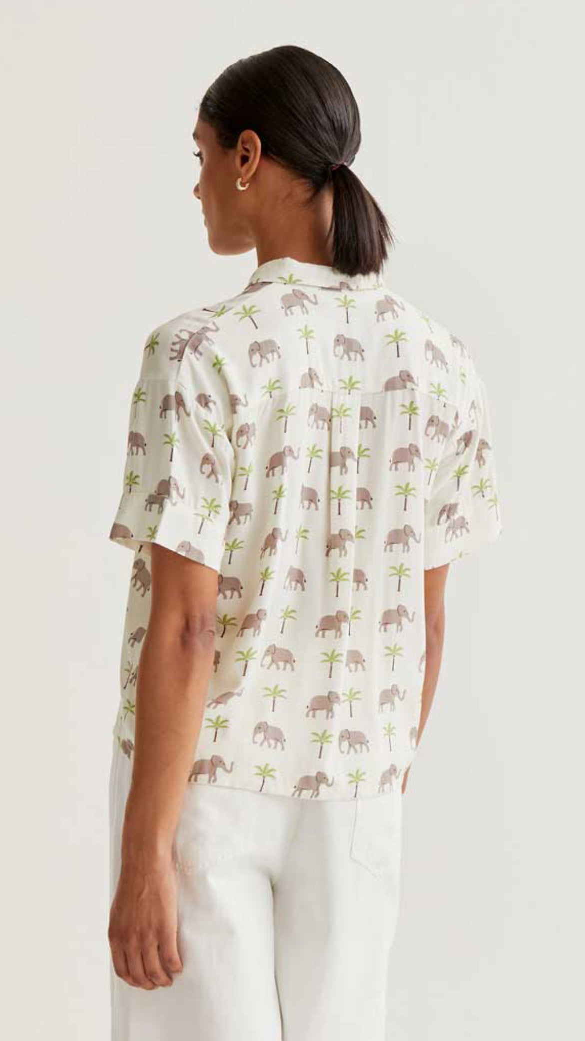 Camisa con estampado Elefante