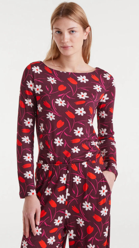 Camiseta con estampado Tulip