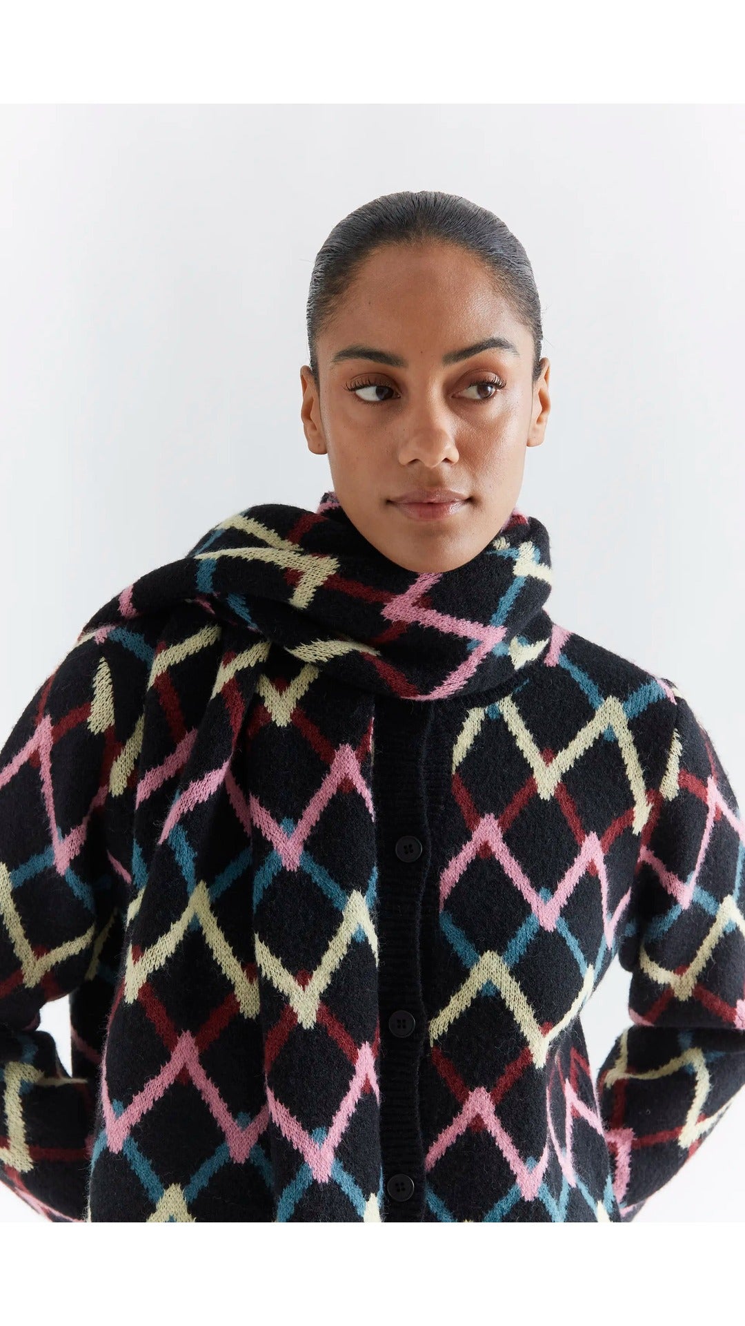 Bufanda con estampado Skein - 1