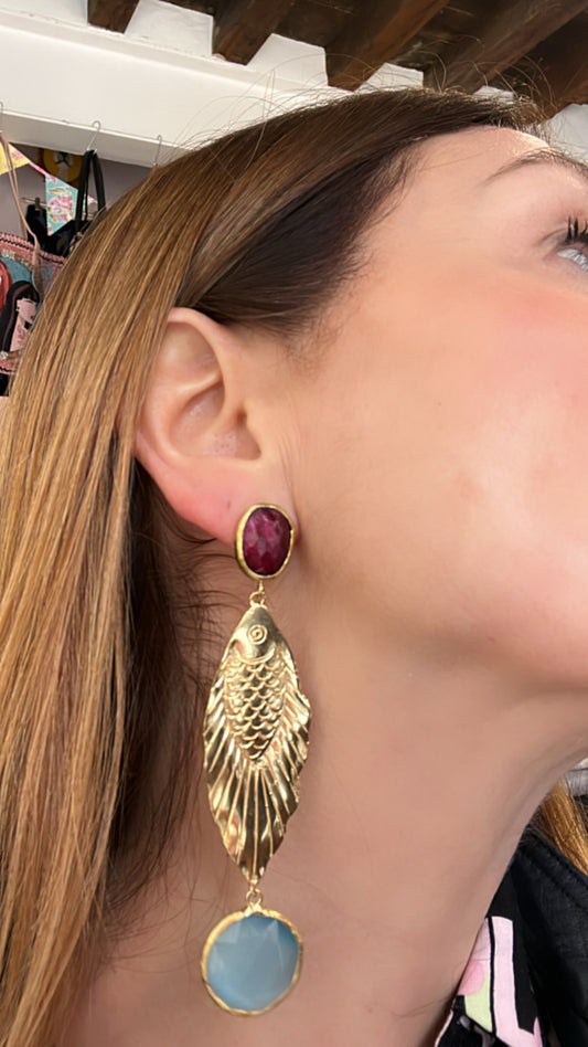Sibaris Blue Earrings