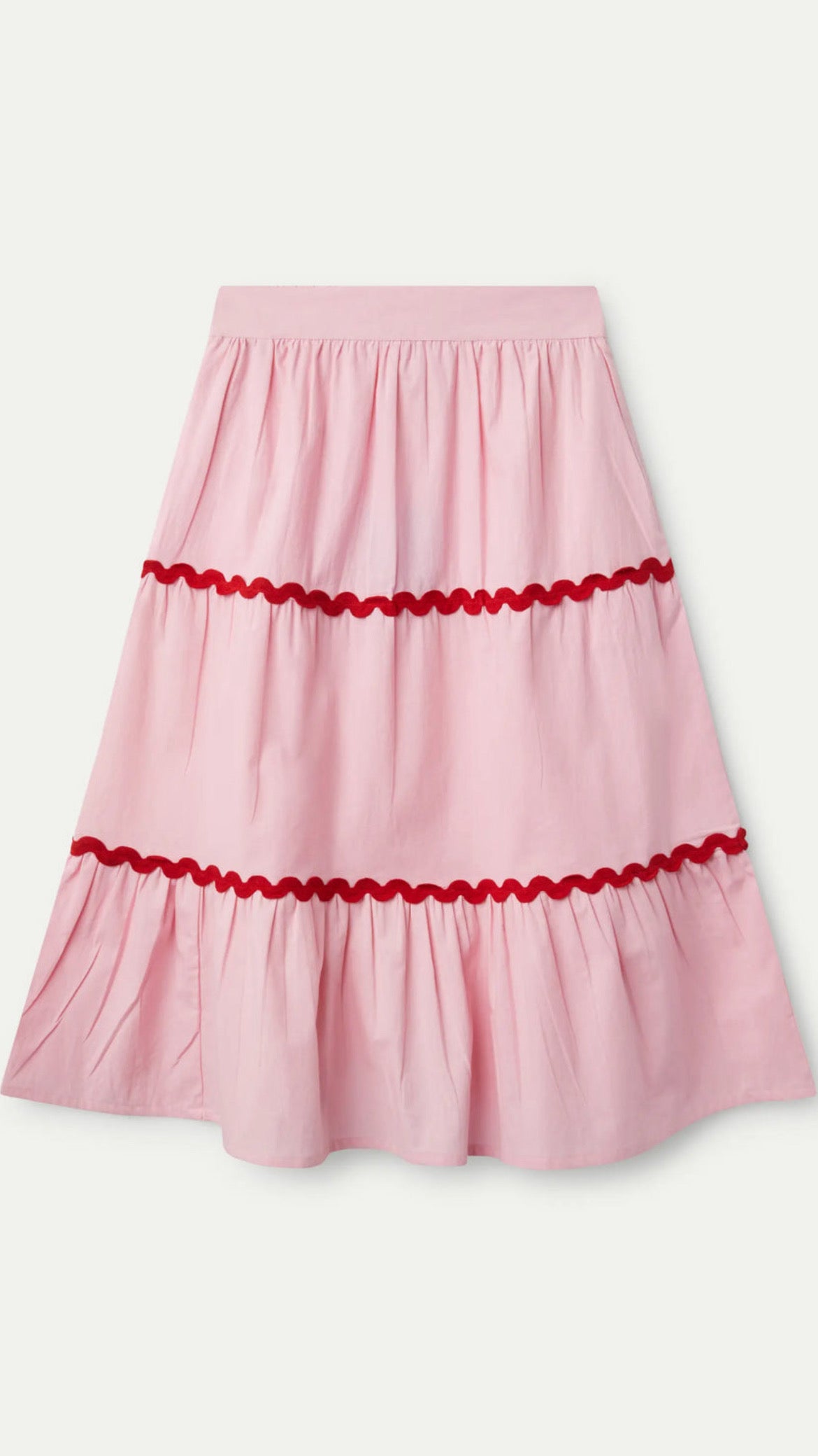 Falda Picunela Rosa