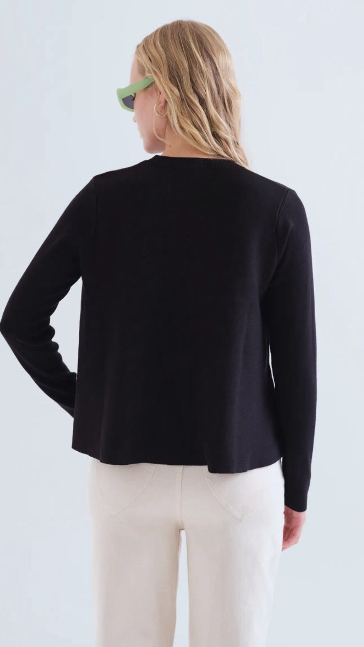 Jersey básico negro