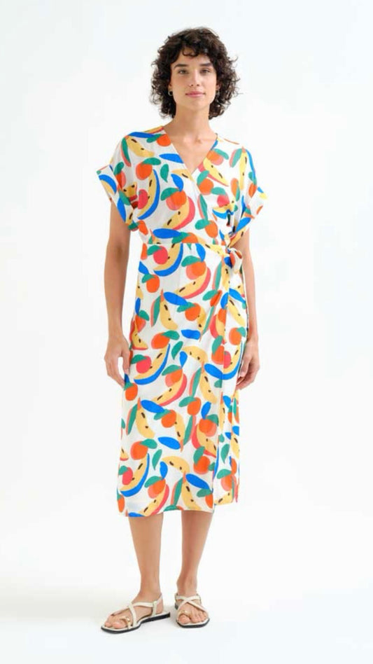 Vestido con estampado Tutti Frutti Small