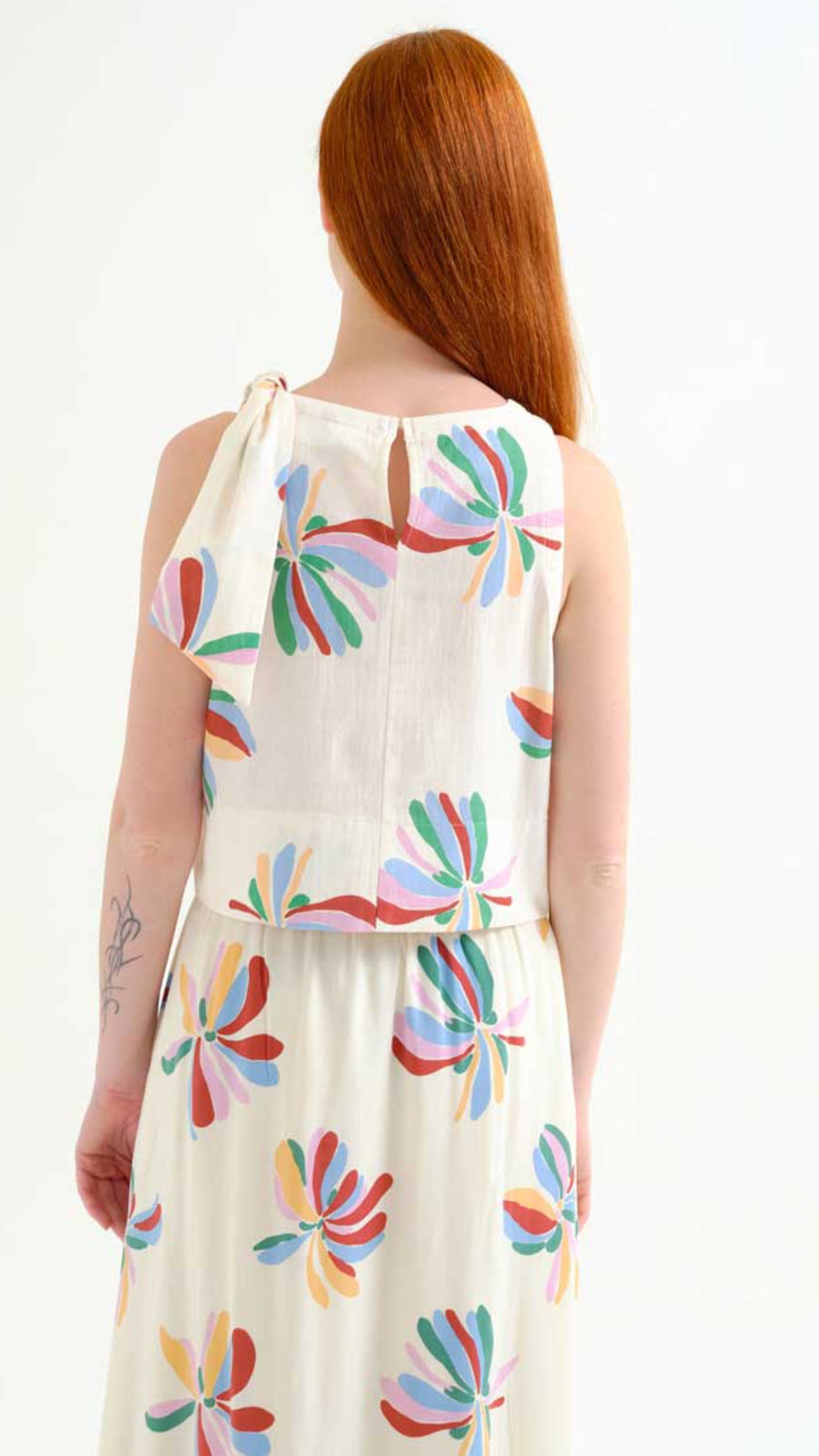 Top con estampado Monarda