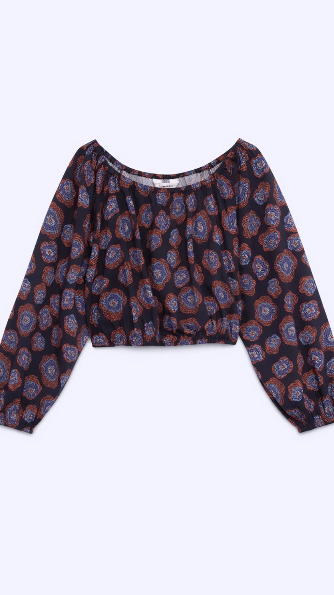 Jacaranda floral top 