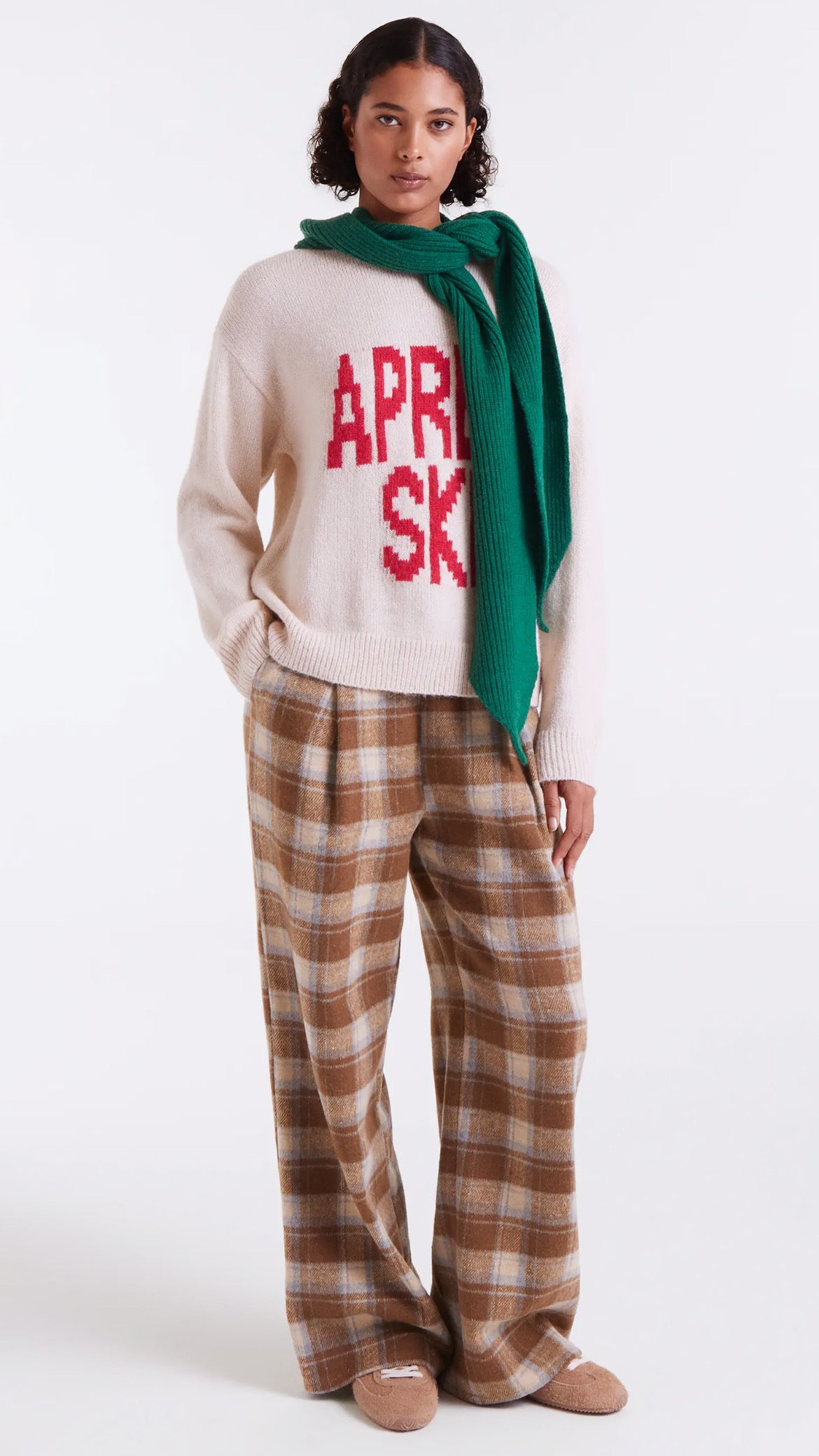 Jersey jacquard con estampado Après Ski