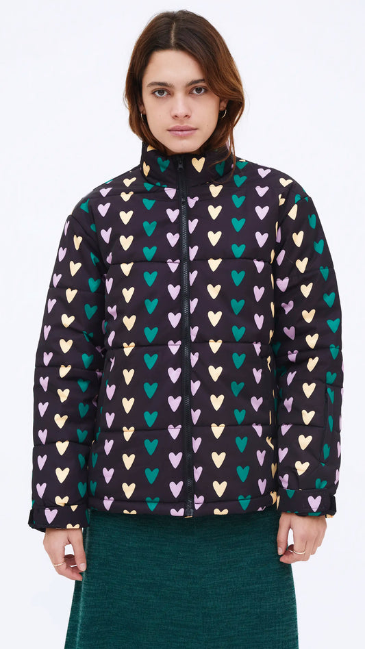 Abrigo corto con estampado Cupido Lines
