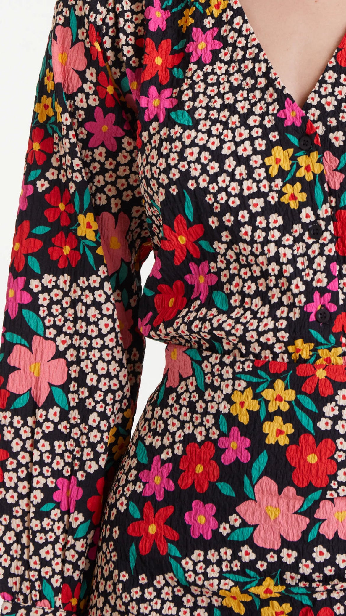 Falda con estampado Giardino