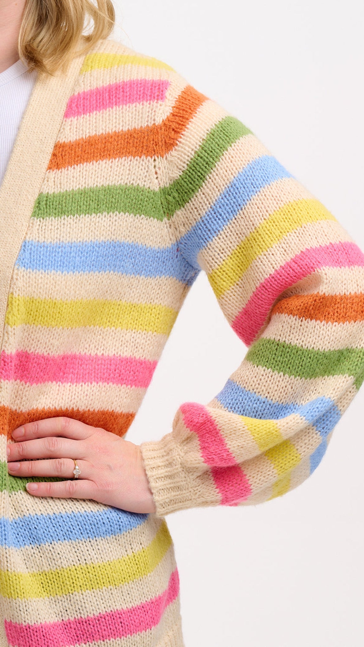 Ivette Rainbow Cardigan
