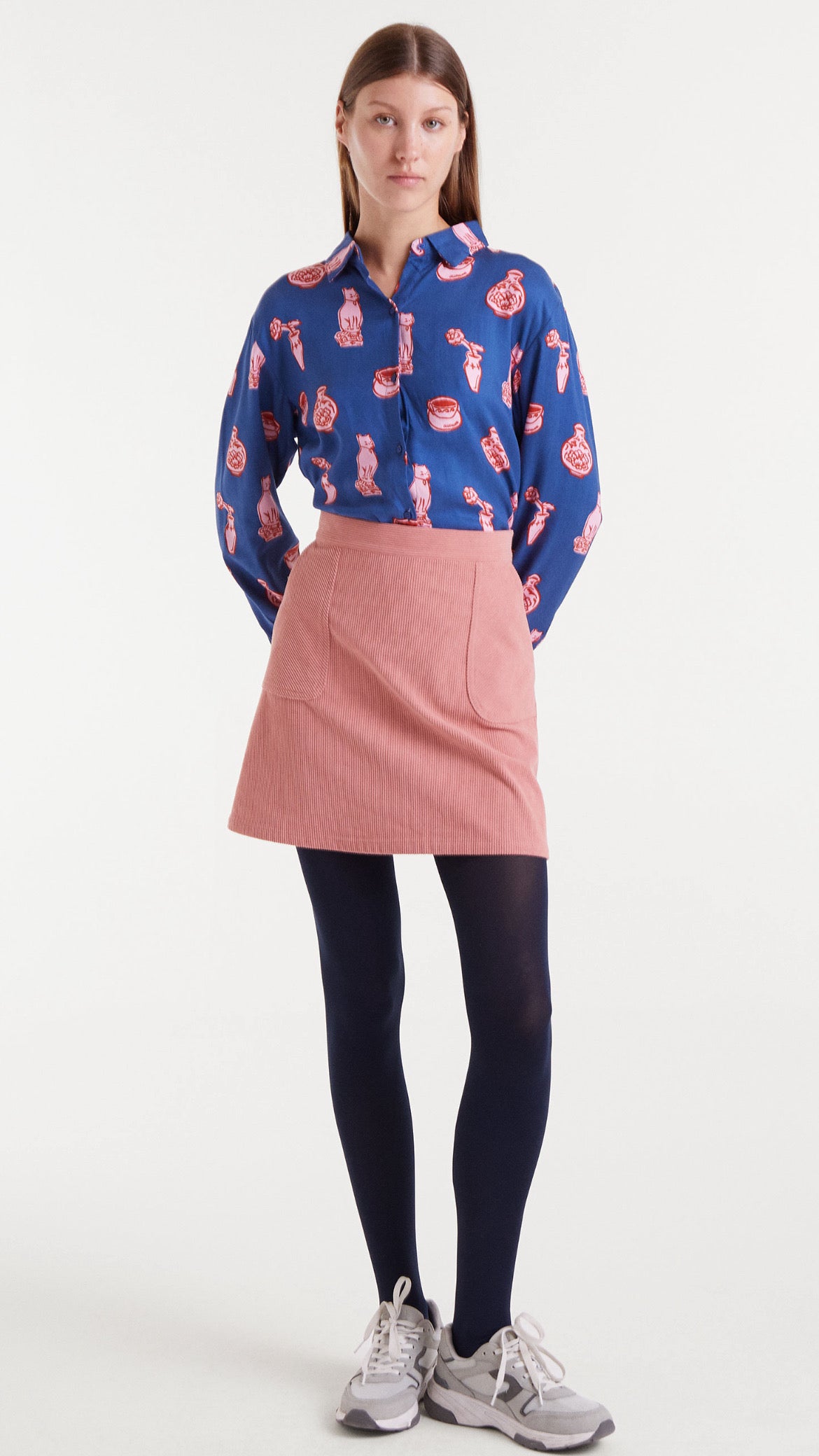 Camisa con estampado Porcelain