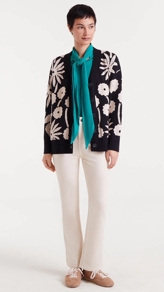 Chaqueta jacquard con estampado Tofu
