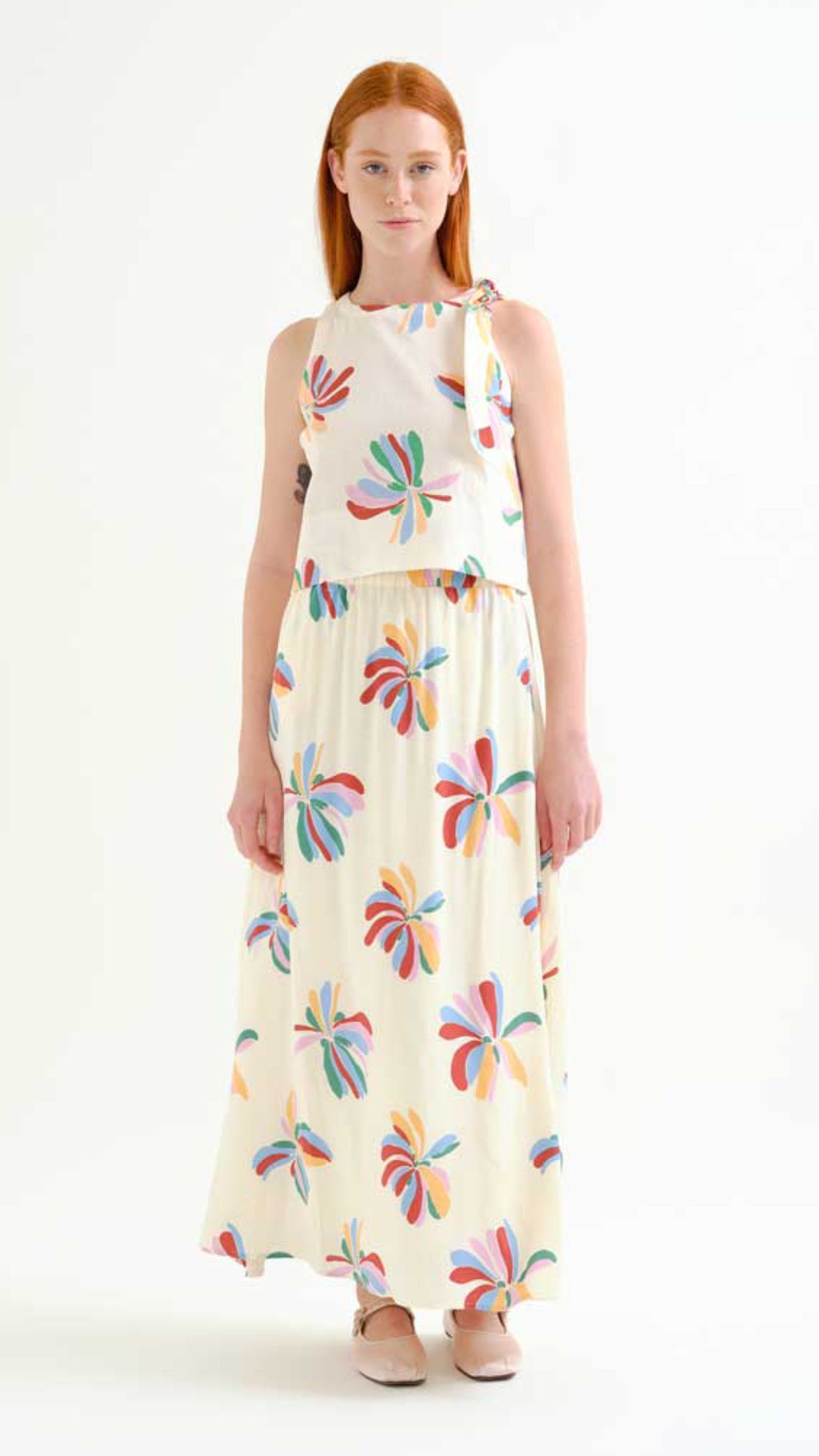 Top con estampado Monarda
