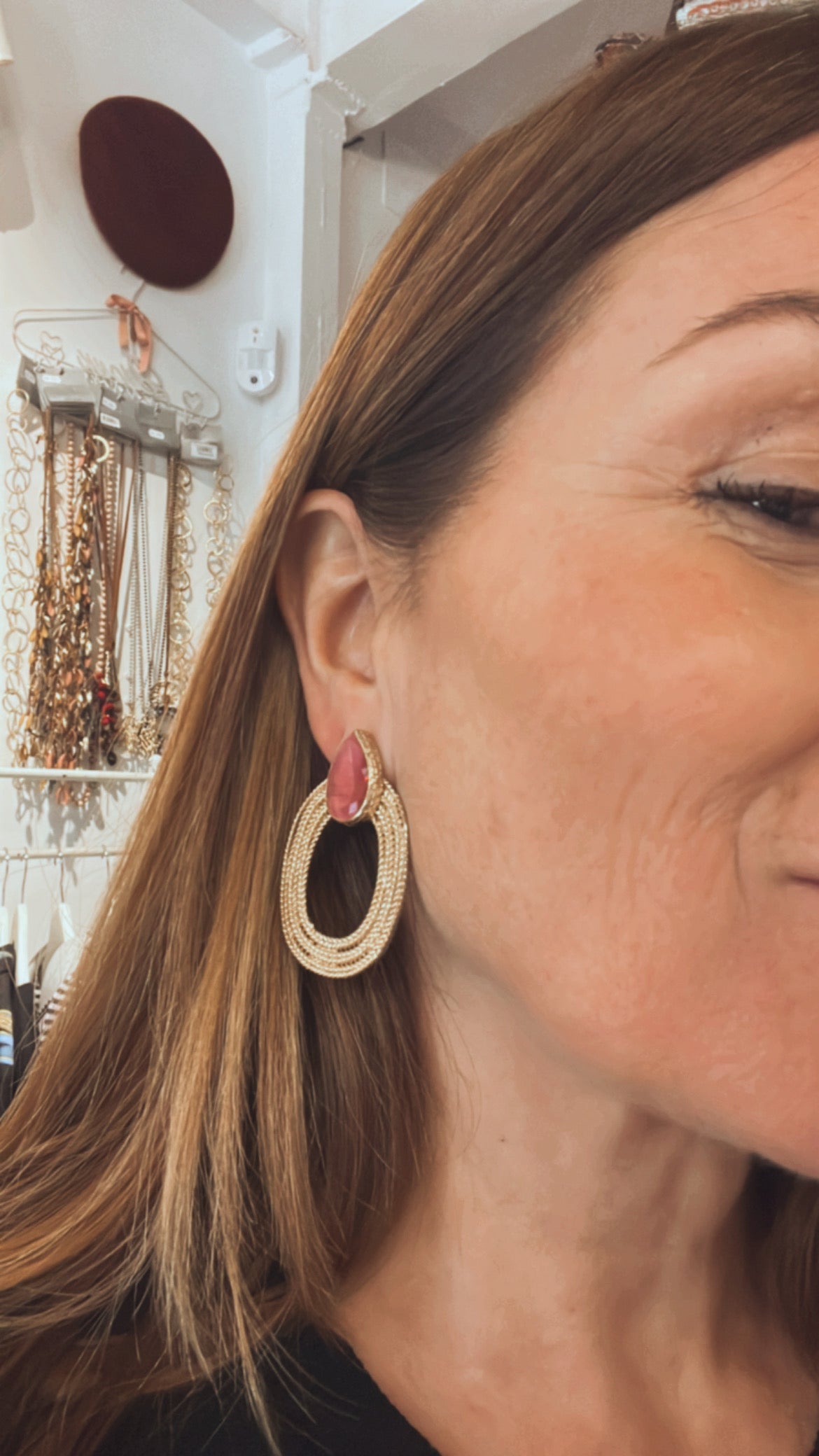 Pendientes Zaniah Rosa