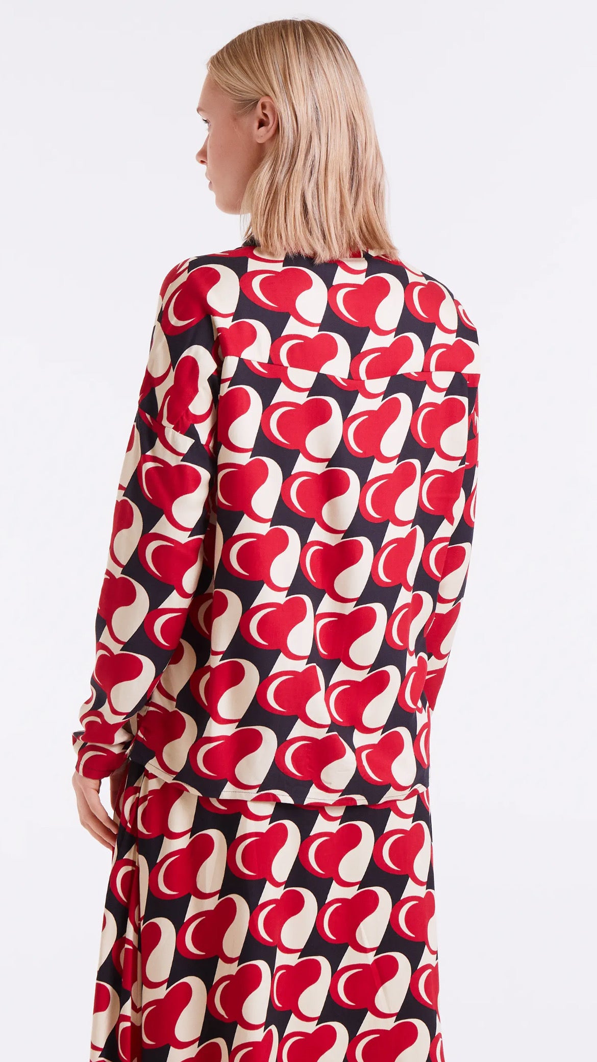Camisa con estampado Heart Attack