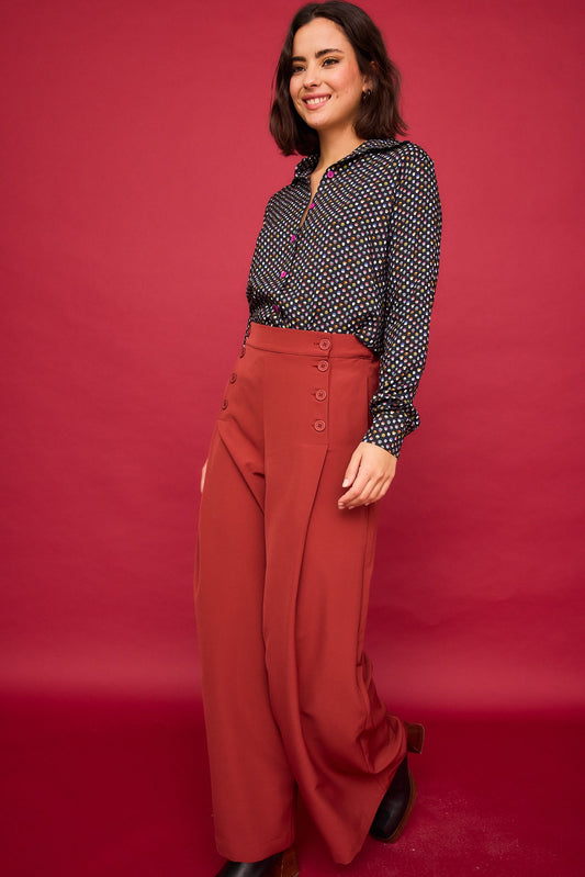 Pantalón Nenúfar Teja