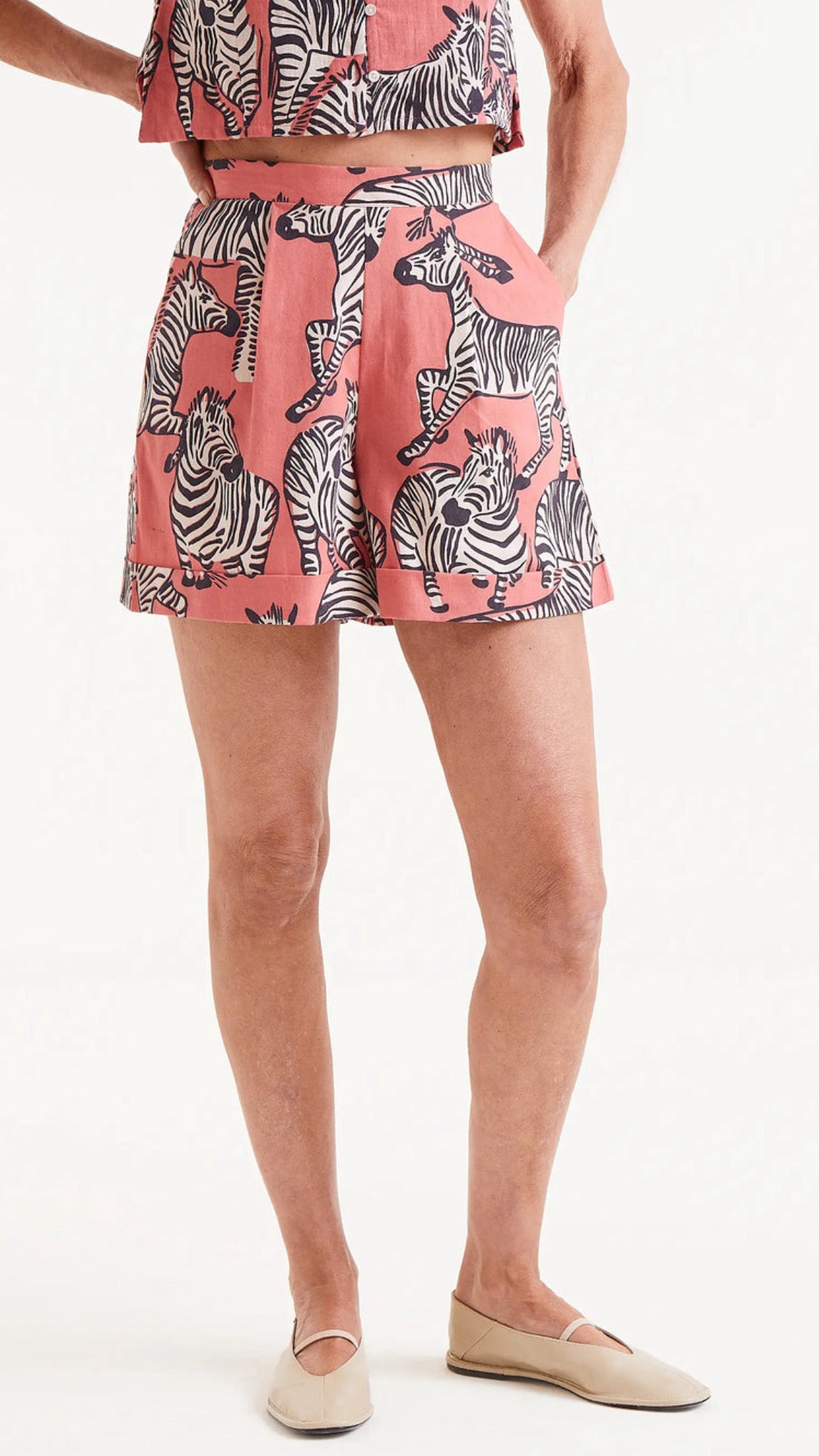 Shorts estampado Safari