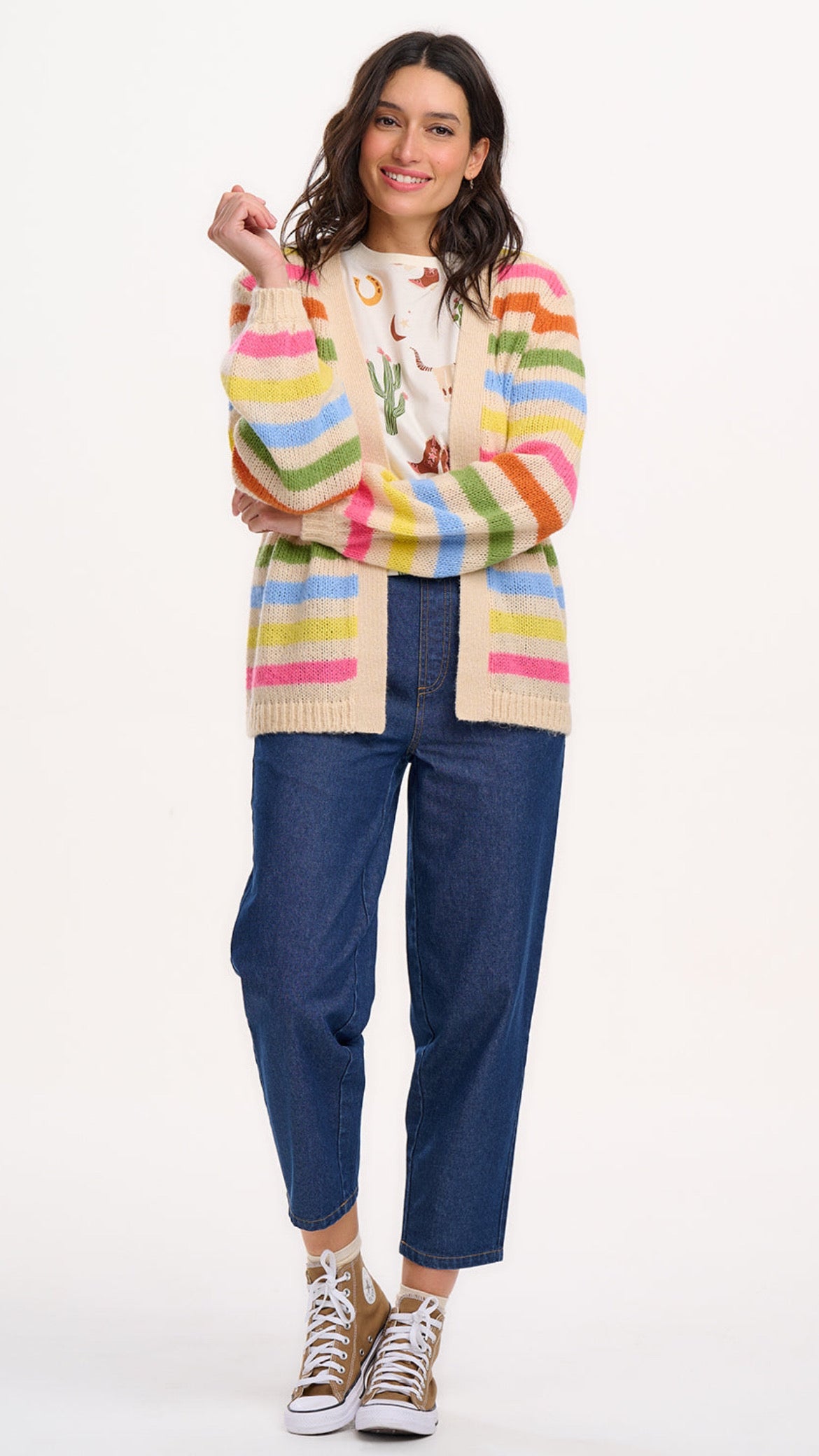 Ivette Rainbow Cardigan