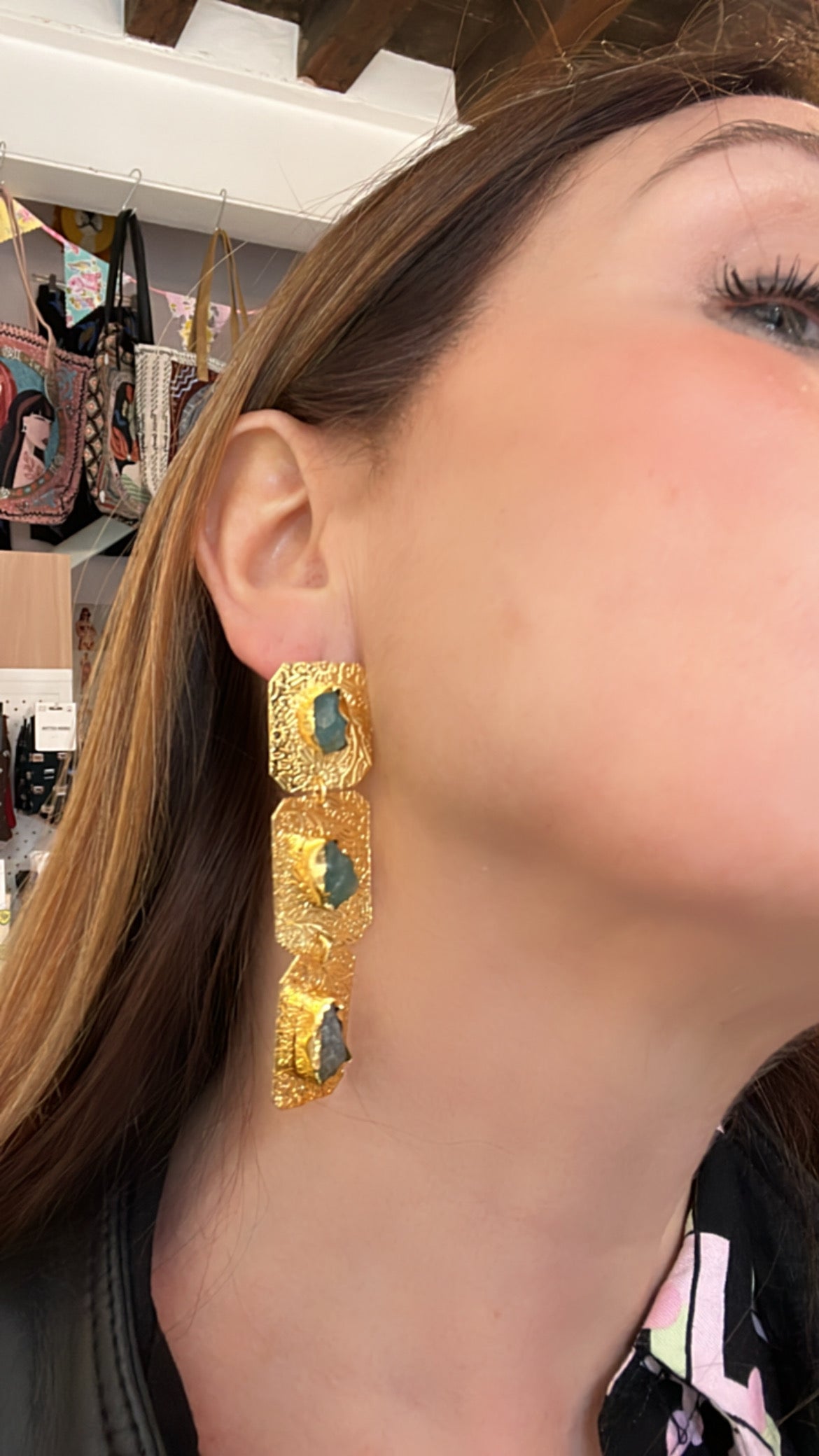 Pendientes Esparta Verdes