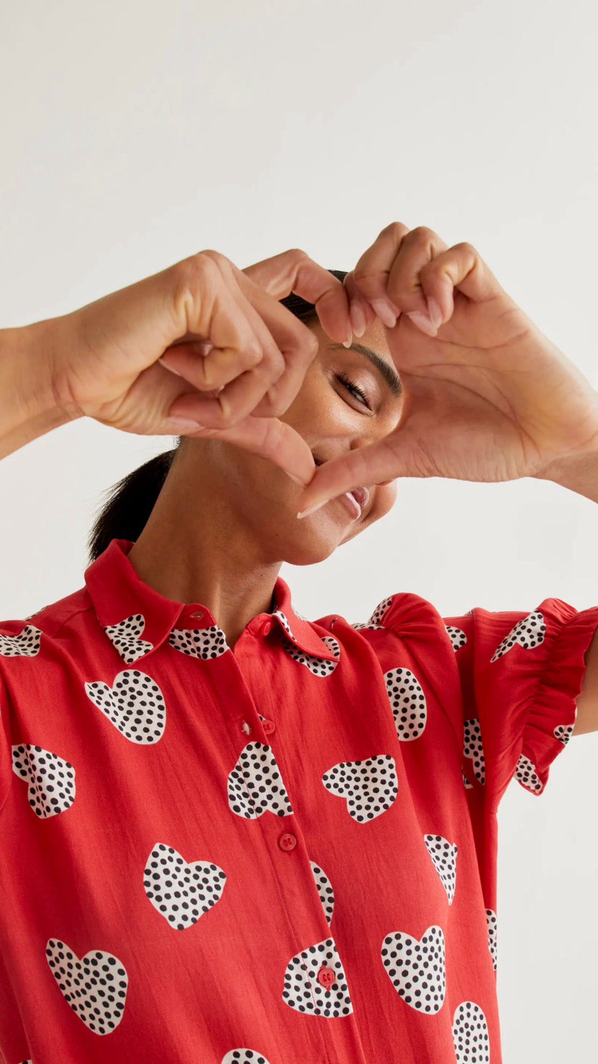 Camisa con estampado Harmony Red