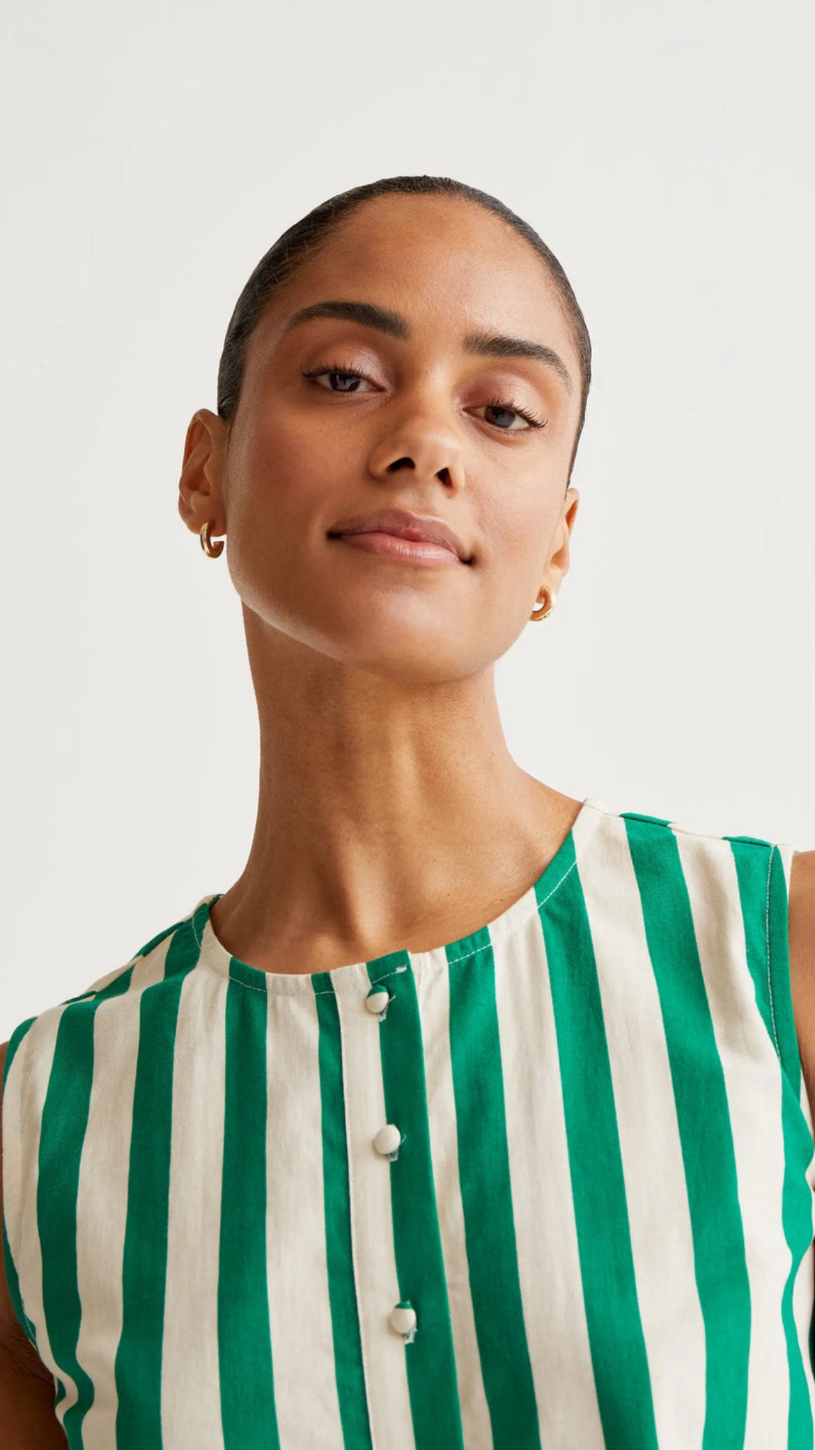 Top con estampado Bamboo Green