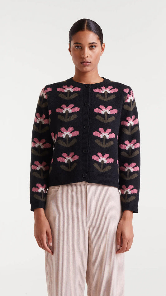 Cárdigan jacquard con estampado Baboushka Big